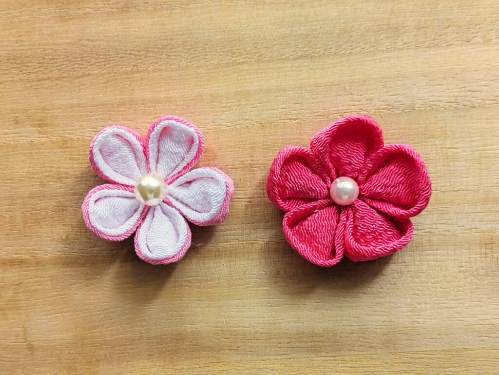 二重丸つまみと丸つまみ
