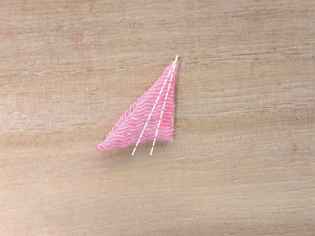 剣裏返しの比較、カットする位置を変える
